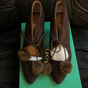 J.Renee chocolate brown suede pumps. Size 9. New in box.